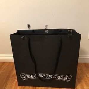 chrome hearts paper shopping Bag/ Gift Bag Large